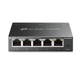 TP-LINK | Switch | TL-SG105E | Web managed | Wall mountable | Gigabit Ethernet (copper) ports quantity 5 | Power supply type External | 36 month(s)