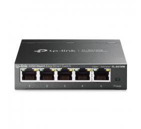 TP-LINK | Switch | TL-SG105E | Web managed | Wall mountable | 1 Gbps (RJ-45) ports quantity 5 | Power supply type External | 36 month(s)