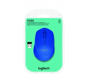 Pelė belaidė LOGITECH M280 - BLUE - 2.4GHZ - EWR2
