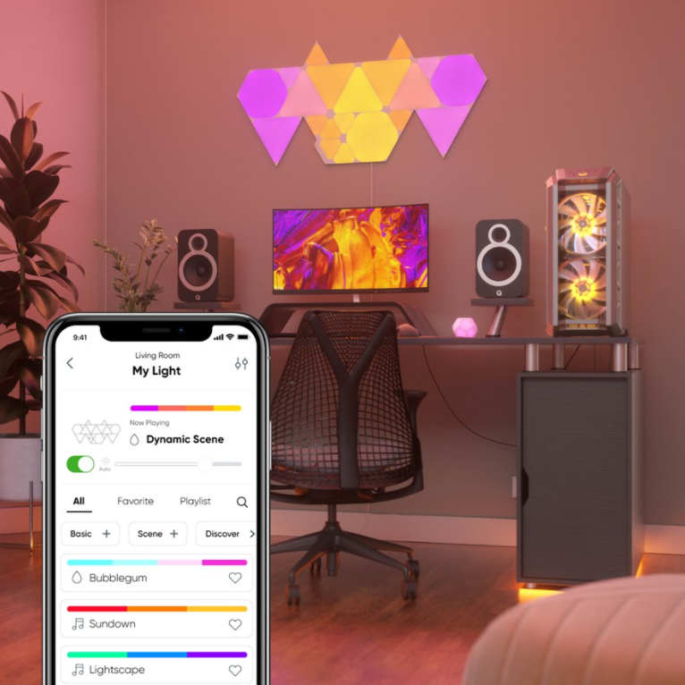 Nanoleaf | Shapes Triangles Starter Kit (9 panels) | 1 W | 16M+ colours