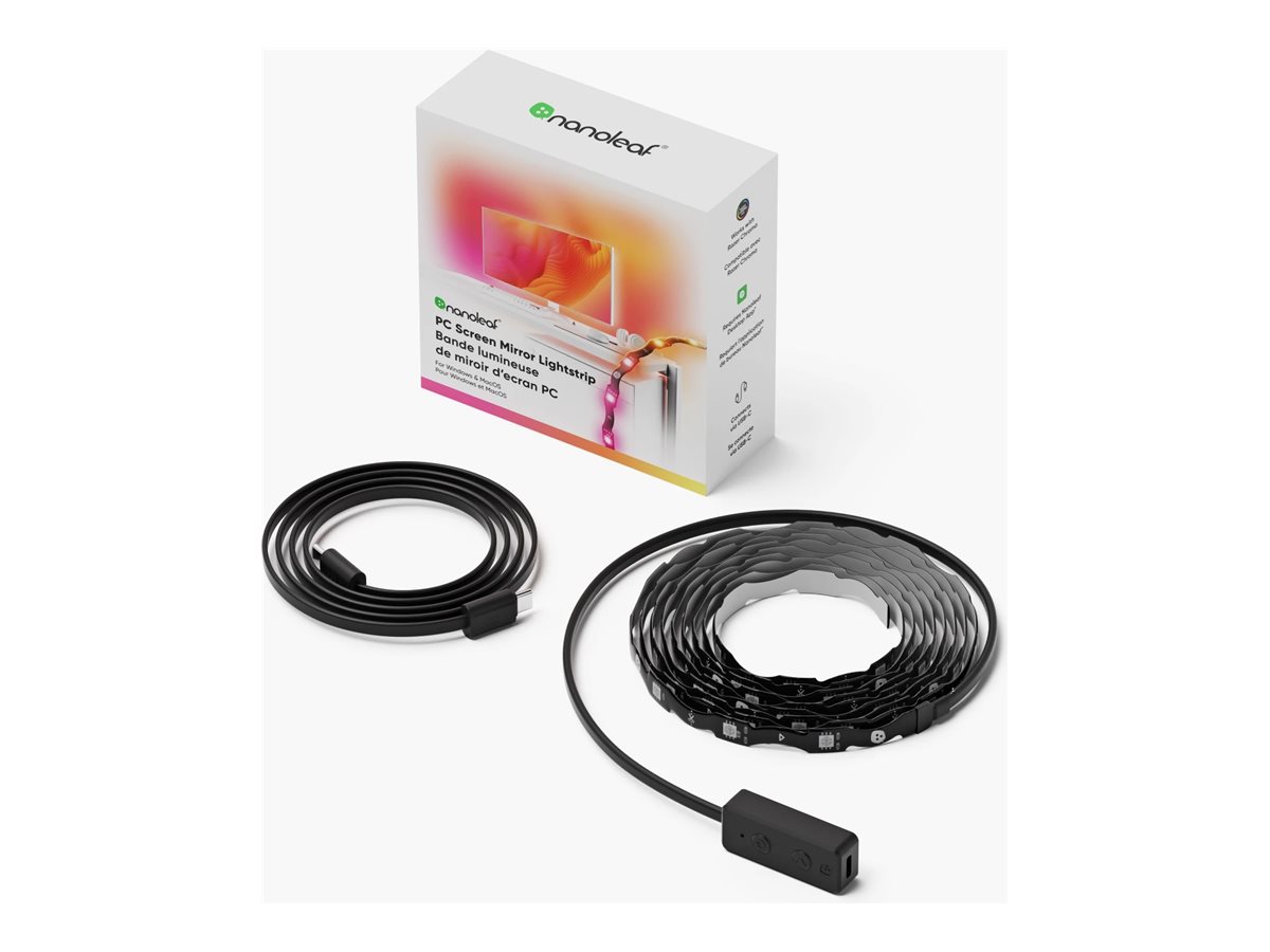 Nanoleaf 4D PC Screen Mirror Lightstrip USB, 2.5m | 10 W | Multicolor RGB