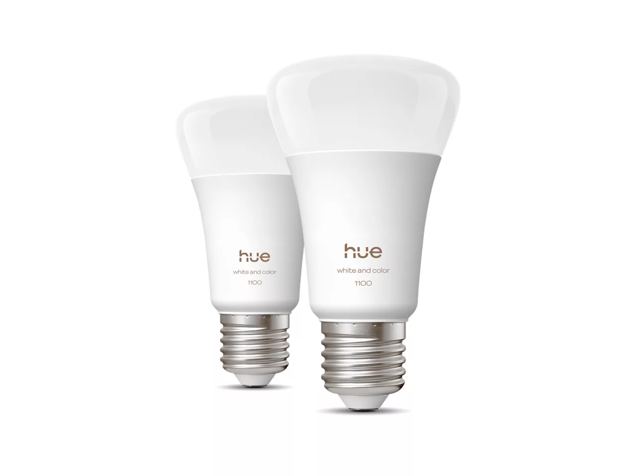 Philips Hue WCA 1100 A60 2P EU | E27 | 8.1 W | White and colour light | Bluetooth and Zigbee