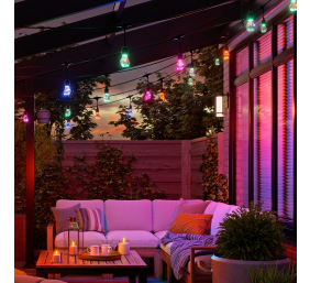 Nanoleaf Essentials Matter Smart Multicolour Outdoor String Lights Starter Kit 15m | 16M+