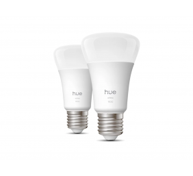 Philips Hue W 1100 A60 2P EU | E27 | 9.5 W | Soft white light | Bluetooth and Zigbee
