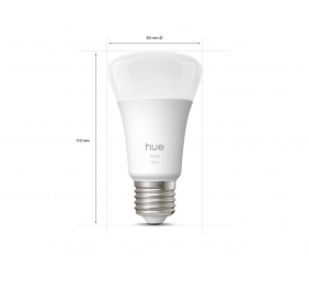 Philips Hue W 1100 A60 2P EU | E27 | 9.5 W | Soft white light | Bluetooth and Zigbee