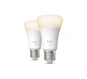 Philips Hue W 1100 A60 2P EU | E27 | 9.5 W | Soft white light | Bluetooth and Zigbee