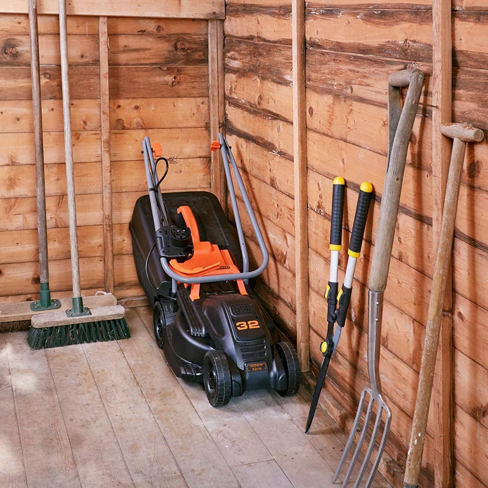 BLACK & DECKER | BEMW351-QS Electric Lawn Mower, 1000 W, 32 cm
