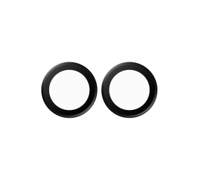 PanzerGlass Hoops | Camera Lens | Apple | iPhone Duo | Metal/Silicone | Black