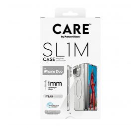 PanzerGlass Care | Back cover | iPhone Duo | Apple | Recycled plastic | Transparent