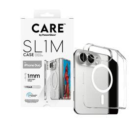 PanzerGlass Care | Back cover | iPhone Duo | Apple | Recycled plastic | Transparent