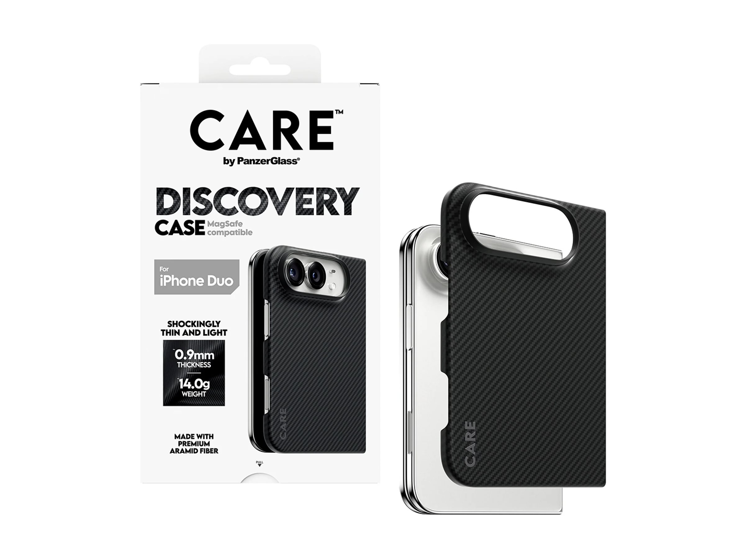 PanzerGlass Discovery Case | Back cover | Apple | iPhone 2026 Fold | Recycled plastic | Black