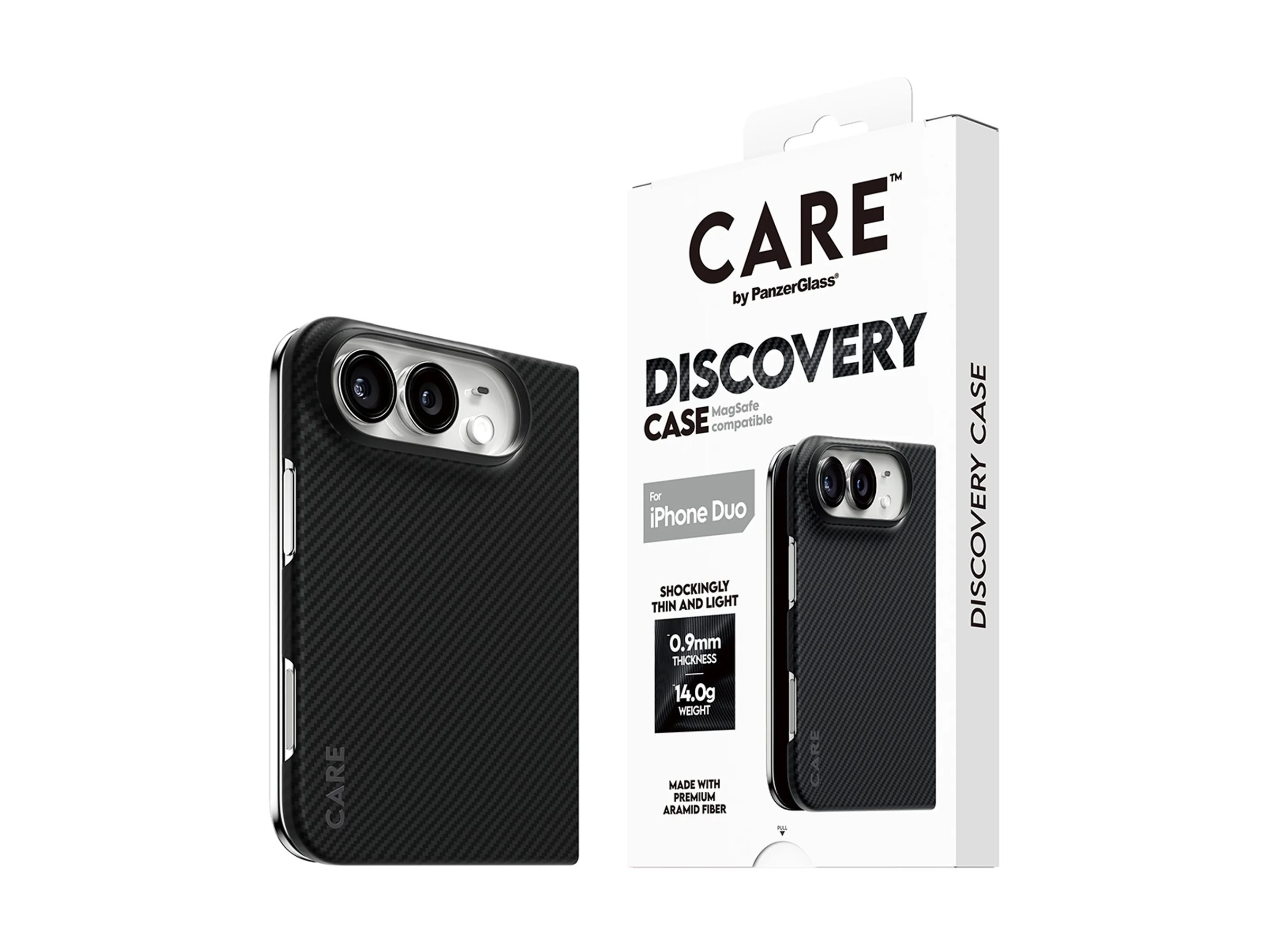 PanzerGlass Discovery Case | Back cover | Apple | iPhone 2026 Fold | Recycled plastic | Black
