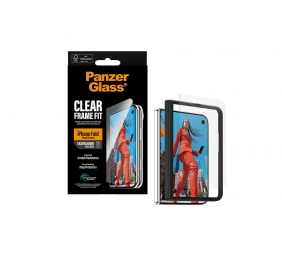 PanzerGlass FrameFit w. EasyAligner | Screen protector | Apple | iPhone Duo | Glass | Transparent