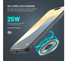 Fixed MagPad Slim wireless charger with Qi2.2, MagSafe support