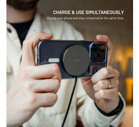 Fixed MagPad Slim wireless charger with Qi2.2, MagSafe support