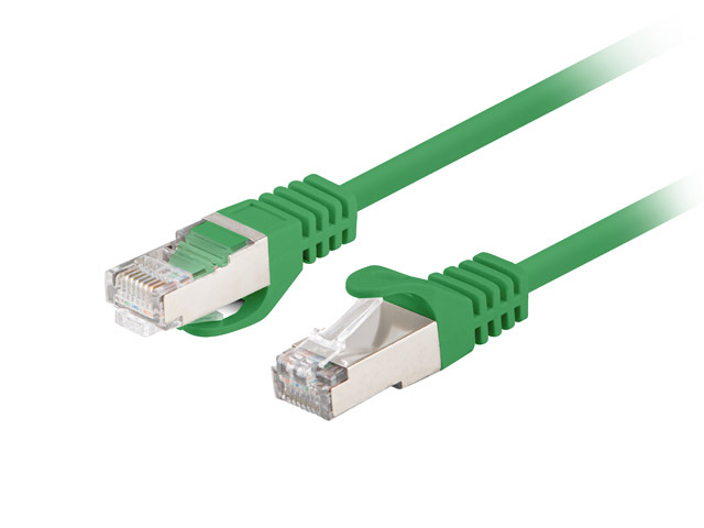 Lanberg Patchcord CAT.6 FTP 0.25M fluke passed 10-pack, Green | PCF6-20CC-0025-G