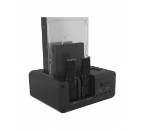 Raidsonic 4-bay Enclosure for 2x M.2 NVMe and 2x 2.5"/3.5" HDD/SSD | IB-2925MS-CU31