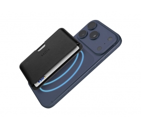 Fixed MagSafe Wallet MagWallet Slim | Wallet | Apple | iPhone 12 and newer | PU leather | Black