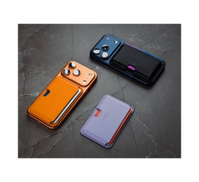 Fixed MagSafe Wallet MagWallet Slim | Wallet | Apple | iPhone 12 and newer | PU leather | Black