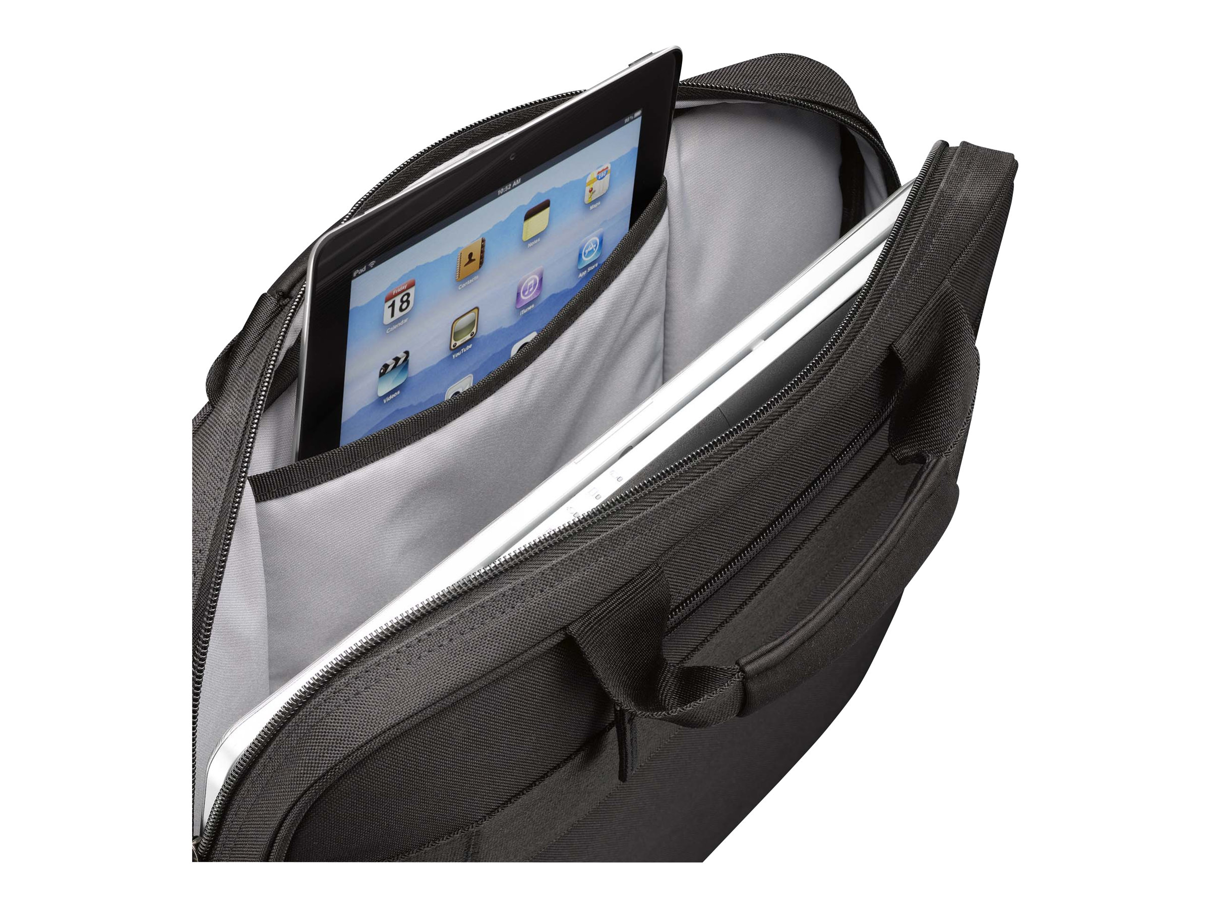 Case Logic | DLC115 | Fits up to size 15 " | Messenger - Briefcase | Shoulder strap | Black