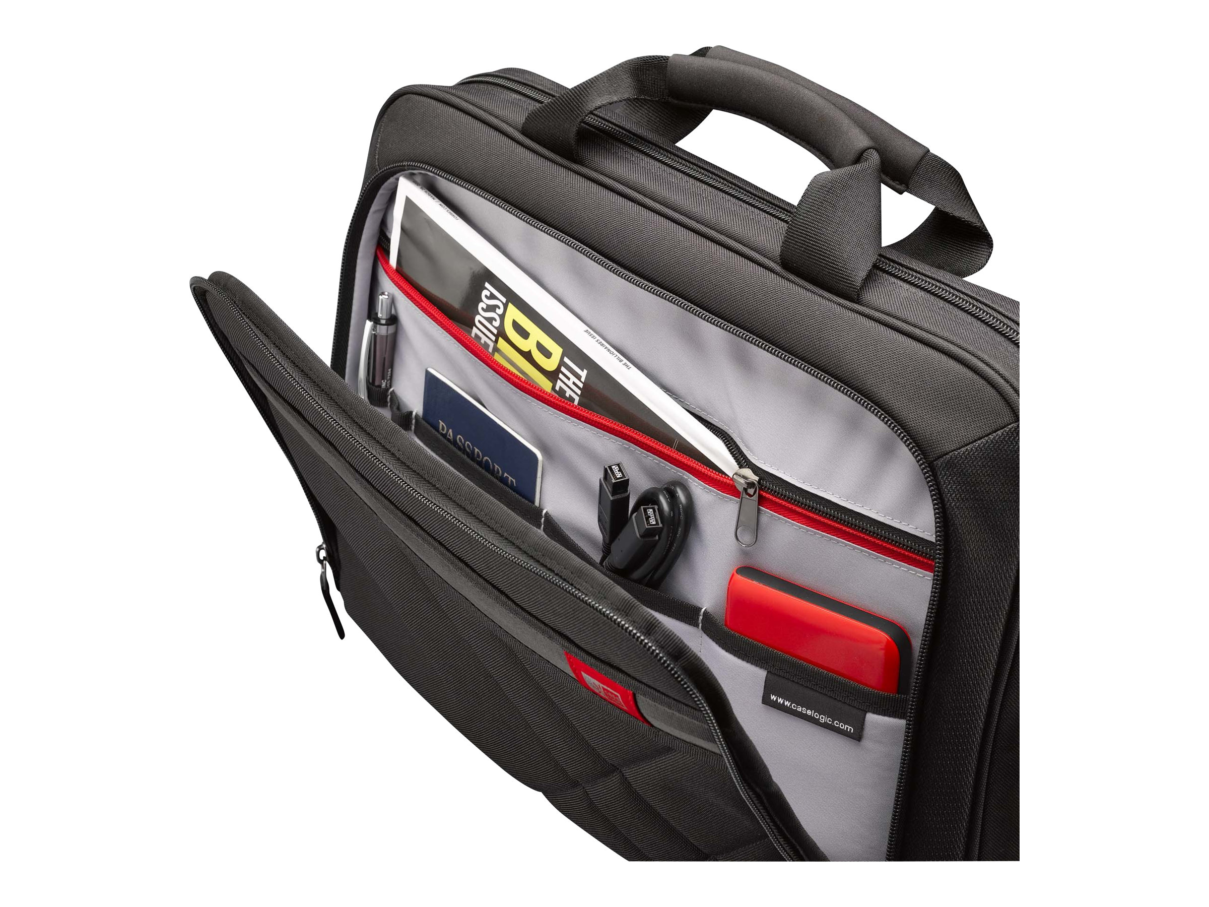 Case Logic | DLC115 | Fits up to size 15 " | Messenger - Briefcase | Shoulder strap | Black
