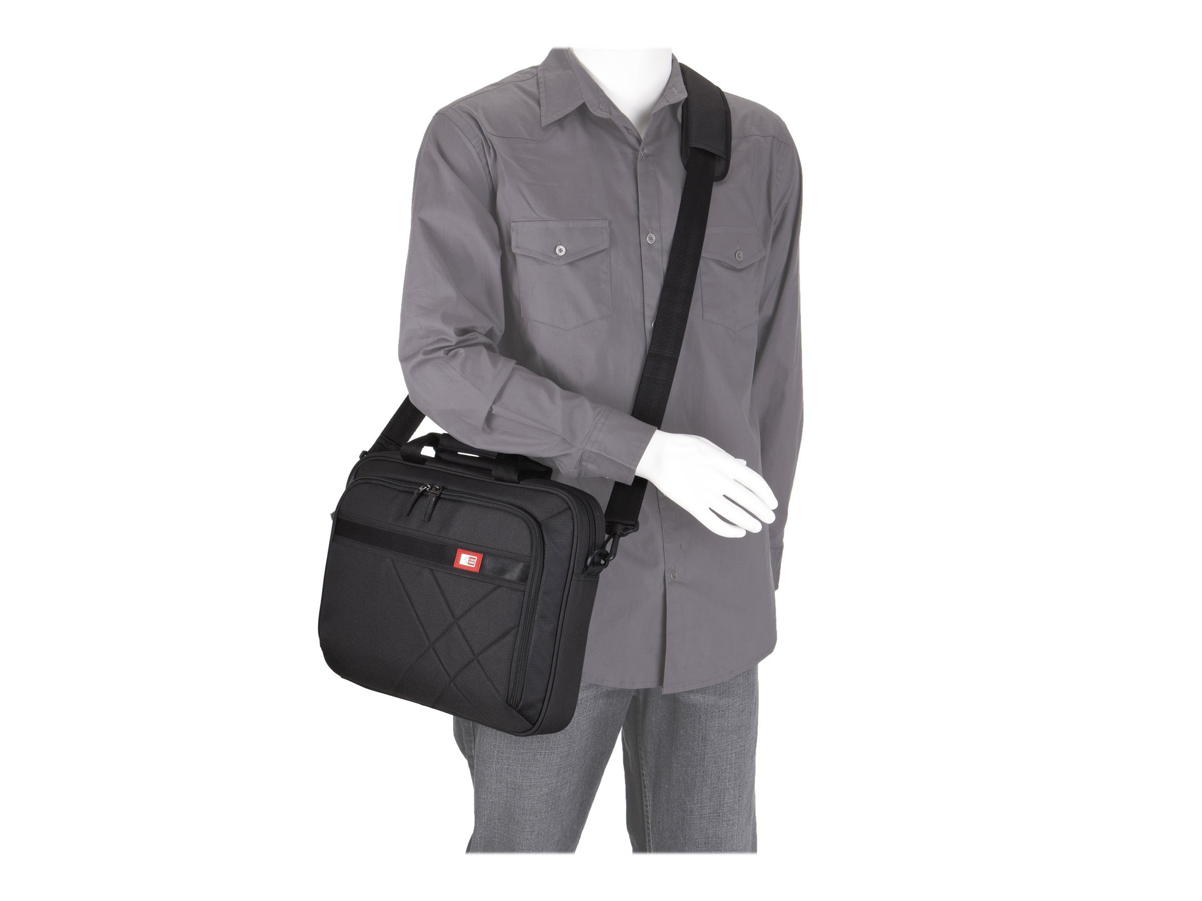 Case Logic | DLC115 | Fits up to size 15 " | Messenger - Briefcase | Shoulder strap | Black