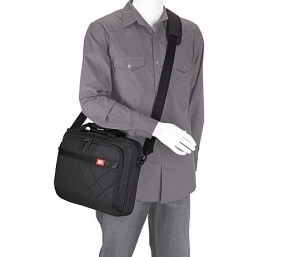 Case Logic | DLC115 | Fits up to size 15 " | Messenger - Briefcase | Shoulder strap | Black