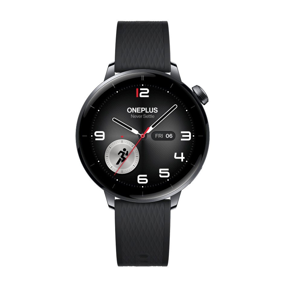 OnePlus Watch 3 (43mm) | Smart watch | GPS (satellite) | AMOLED | 1.32" | Black Steel