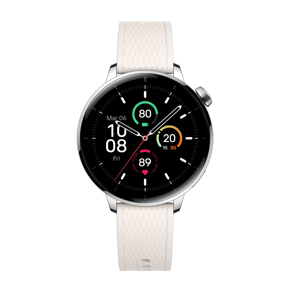 OnePlus Watch 3 (43mm) | Smart watch | GPS (satellite) | AMOLED | 1.32" | Silver Steel