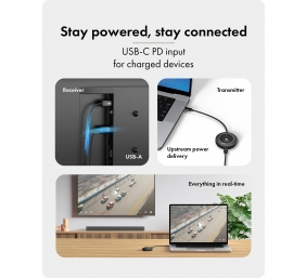 Raidsonic Wireless USB-C to HDMI Video Transmission System | IB-WL101