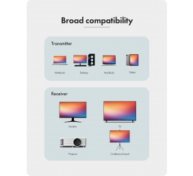 Raidsonic Wireless USB-C to HDMI Video Transmission System | IB-WL101