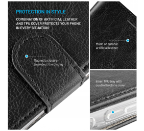 Fixed Opus | Book Case | Xiaomi | Redmi 15 4G/5G | Synthetic leather | Black
