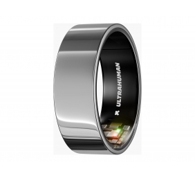 Ultrahuman | Ring Air | Space Silver | Size 12 | Smart Ring