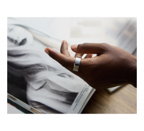 Ultrahuman | Ring Air | Space Silver | Size 12 | Smart Ring
