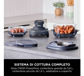 Ninja CRISPi FN101EUGY Karšto oro gruzdintuvė 3.8 L 1700 W, Blue/Grey