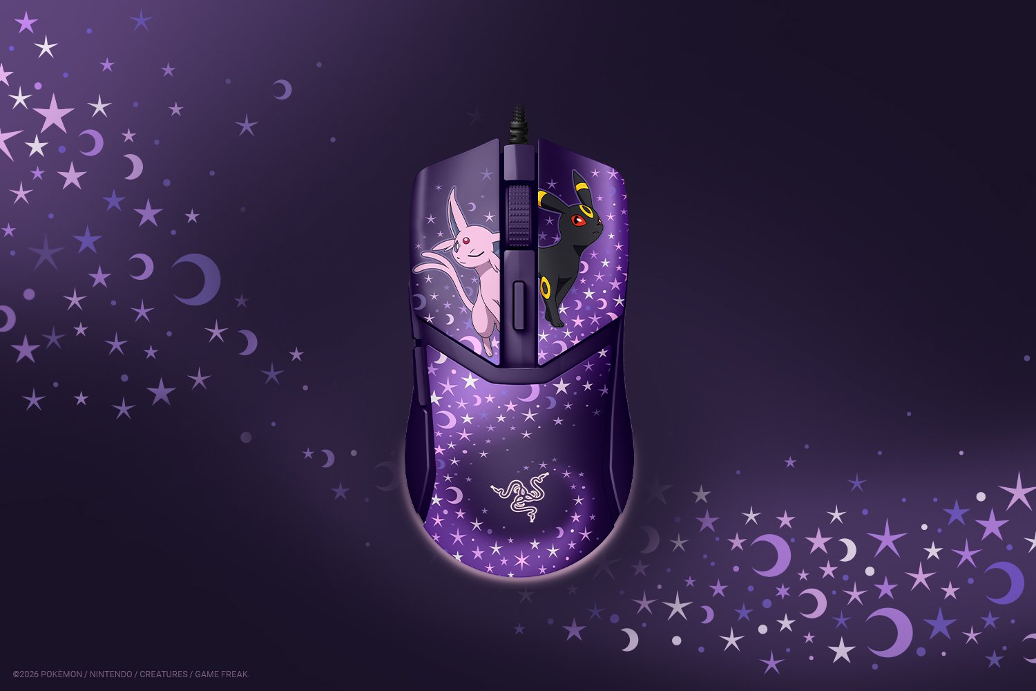 Razer Cobra | Gaming Mouse | Wired | Espeon & Umbreon Edition