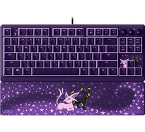 Razer Ornata V3 Tenkeyless | Gaming keyboard | Wired | US | Razer Mecha-Membrane Switches | Wrist Rest | Pokémon Espeon/Umbreon Edition