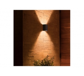 Philips Hue WCA Resonate Outdoor Wall Lantern, Black | 8 W | 2000-6500 Hue White Colour Ambiance