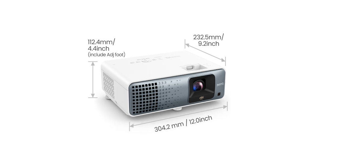 Benq | TK710 | 4K UHD (3840 x 2160) | 3200 ANSI lumens | Grey/White