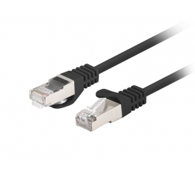Lanberg Patchcord CAT.6 FTP 0.25M fluke passed 10-pack, Black | PCF6-20CC-0025-BK
