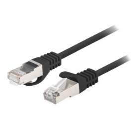 Lanberg Patchcord CAT.6 FTP 0.25M fluke passed 10-pack, Black | PCF6-20CC-0025-BK