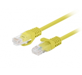 Lanberg Patchcord CAT.5E UTP 2M fluke passed 10-pack, Yellow | PCU5-20CC-0200-Y