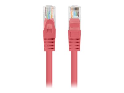 Lanberg Patchcord CAT.5E UTP 1M fluke passed 10-pack, Red | PCU5-20CC-0100-R