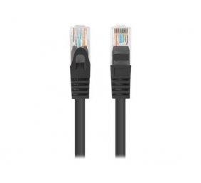 Lanberg Patchcord CAT.6 UTP 0.25M fluke passed 10-pack, Black | PCU6-20CC-0025-BK
