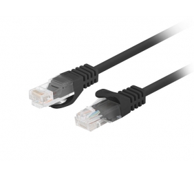 Lanberg Patchcord CAT.6 UTP 0.5M fluke passed 10-pack, Black | PCU6-20CC-0050-BK