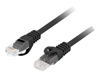 Lanberg Patchcord CAT.6 UTP 1M fluke passed 10-pack, Black | PCU6-20CC-0100-BK