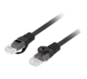 Lanberg Patchcord CAT.6 UTP 1M fluke passed 10-pack, Black | PCU6-20CC-0100-BK