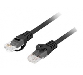 Lanberg Patchcord CAT.6 UTP 1M fluke passed 10-pack, Black | PCU6-20CC-0100-BK