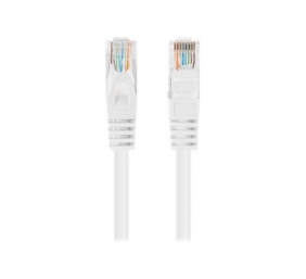 Lanberg Patchcord CAT.6 UTP 0.5M white fluke passed 10-pack | PCU6-20CC-0050-W