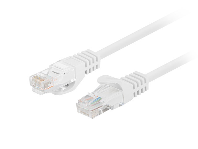 Lanberg Patchcord CAT.6 UTP 1M fluke passed 10-pack, White | PCU6-20CC-0100-W